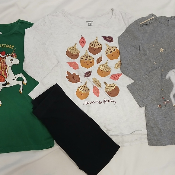 Carter's Kids Long Sleeve Tees - Vibrant Collection - Picture 2 of 3